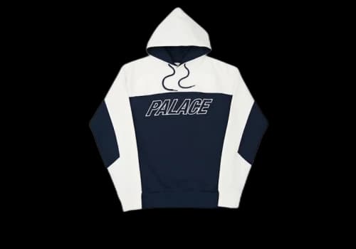 Palace Space Hoodie White/Navy