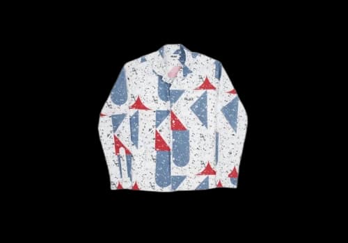 Palace Spiritual Flake Shirt White/Grey/Red