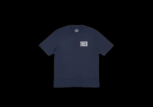 Palace Split T-Shirt Navy/White