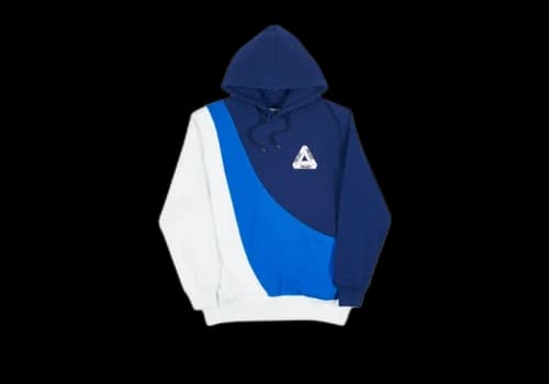 Palace Sweeper Hood Navy/Blue/White