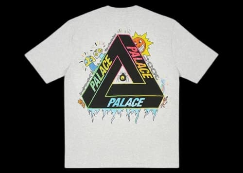 Palace Tri-Lottie T-Shirt Grey Marl