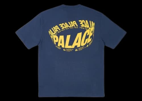 Palace Wrapper Logo T-Shirt Navy