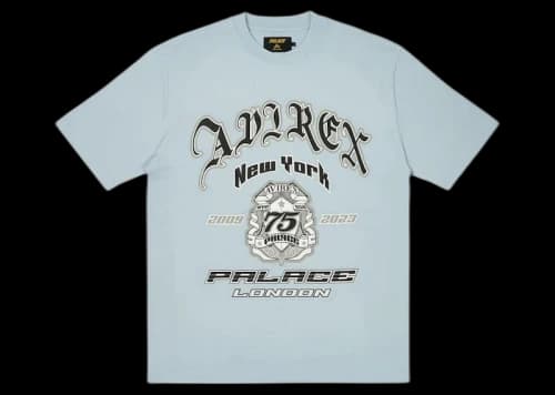 Palace x Avirex T-Shirt Chill Blue