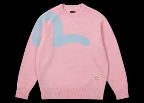Palace x Evisu Seagull Knit Pink Nectar