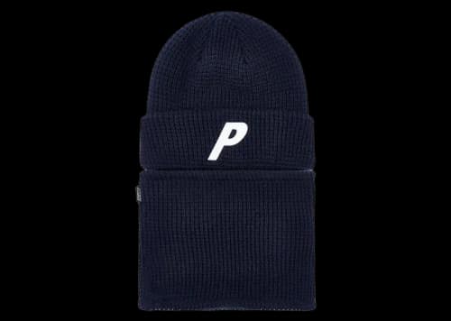 Palace Zip Off Facewarmer P Beanie Navy