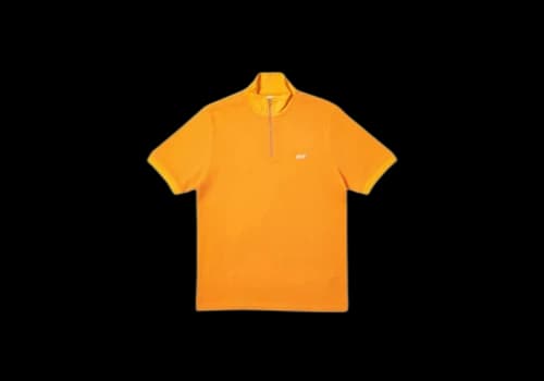 Palace Zipped Polo Orange