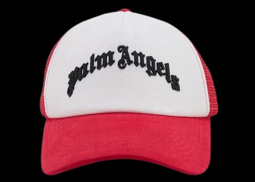 Palm Angels Frontal Logo Mens Visor Red