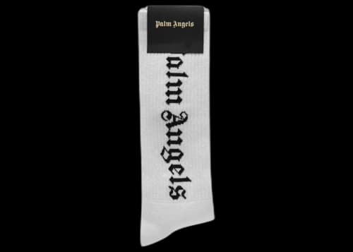 Palm Angels Gothic Socks White
