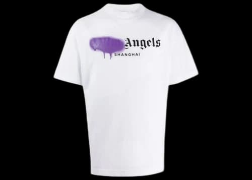 Palm Angels Shanghai Sprayed Logo T-shirt White
