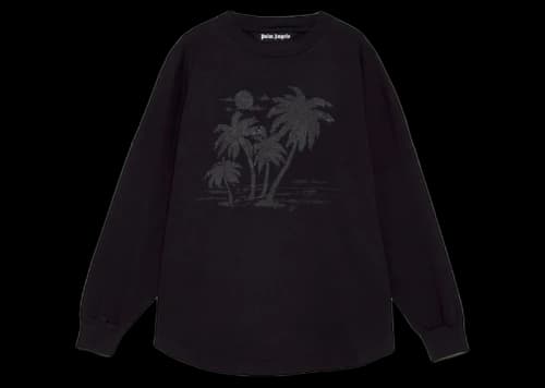 Palm Angels x Team Wang Palm Trees L/S T-shirt Black