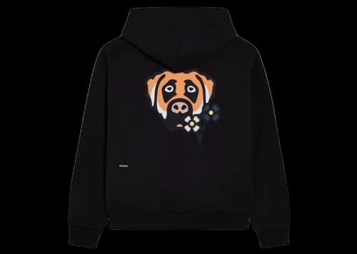 Pangaia x Victor Victor Dog Face Hoodie Black