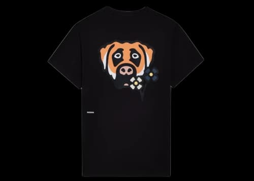 Pangaia x Victor Victor Dog Face T-Shirt Black