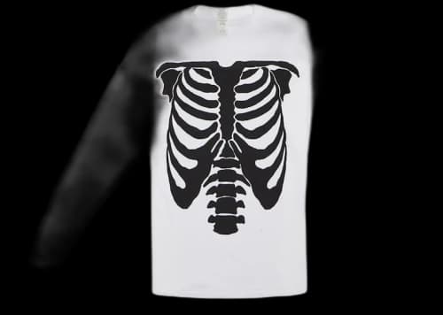 Playboi Carti Die Lit Tour Ribcage Longsleeve White
