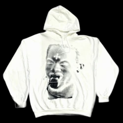 Playboi Carti Whole Lotta Red Face Hoodie White