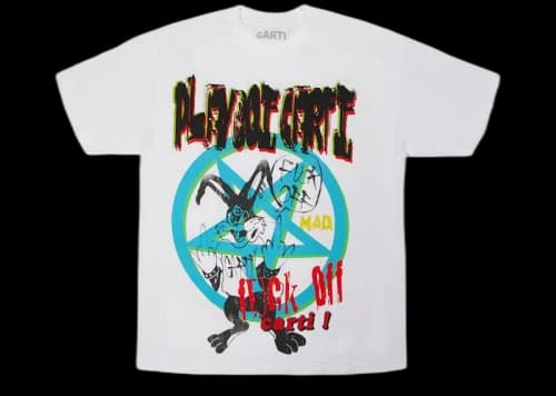 Playboi Carti Fuck Off Tee White