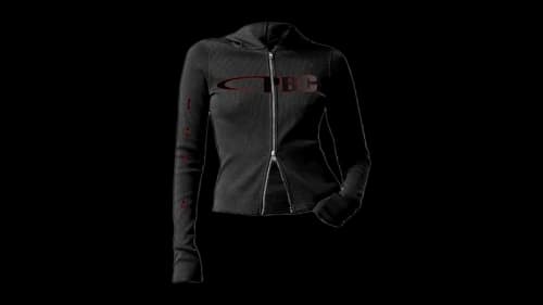 Playboi Carti Iam Double Zip IV Top Black