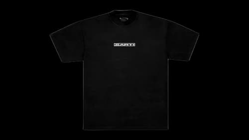 Playboi Carti Iam Silver Disc Tee Black