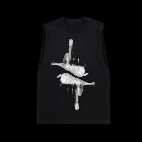 Playboi Carti Middle Finger Sleeveless T-shirt Black