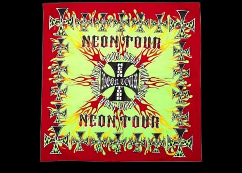 Playboi Carti Neon Tour Bandana Multi