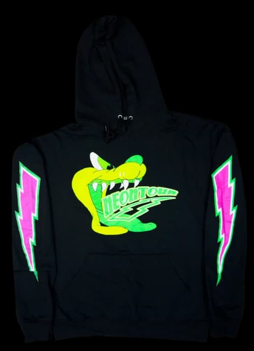 Playboi Carti Neon Tour Demon Hoodie Black