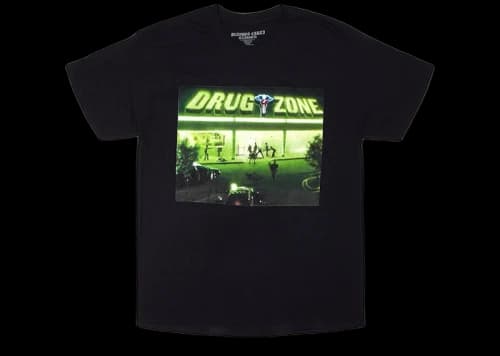 Playboi Carti Neon Tour Drug Zone Tee Black