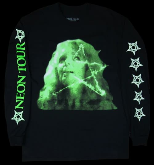 Playboi Carti Neon Tour L/S T-Shirt Black