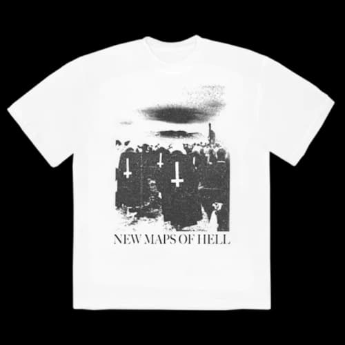 Playboi Carti New Maps Of Hell Poppy Tee White