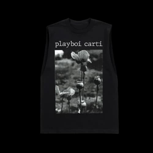 Playboi Carti Poppy Sleeveless Tee Black