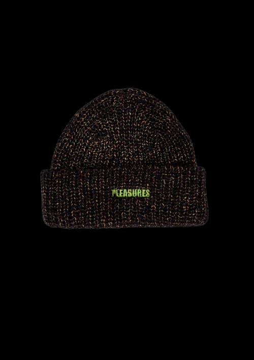Pleasures Spark Speckled Beanie Black