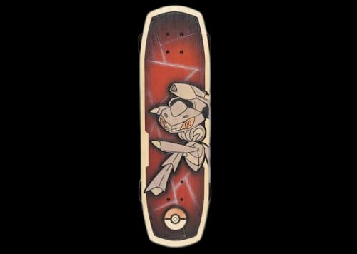 Pokemon Center x Bear Walker: Genesect Skateboard Red