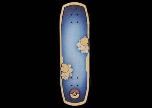 Pokemon Center x Bear Walker: Snom Skateboard Blue