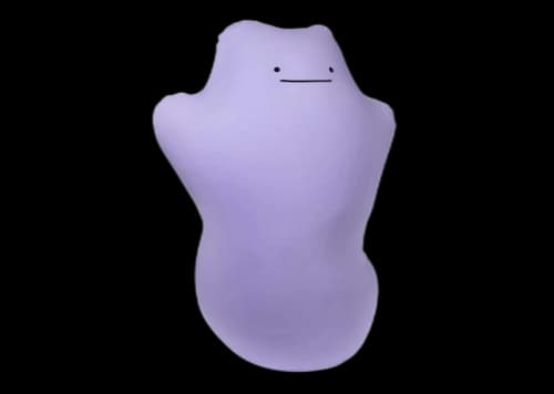 Pokemon Ditto Home Accents Bean Bag Chair Purple