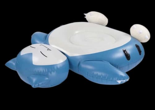 Pokemon Snorlax Summer Days Pool Float Blue