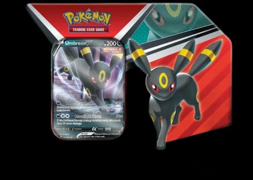 Pokémon TCG V Heroes Umbreon V Tin (5 Packs)