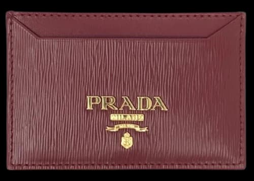 Prada Vitello Move Card Holder Red