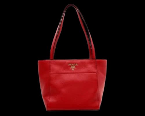 Prada Vitello Phenix Tote Red
