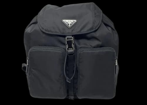 Prada Zaino Backpack Nylon Black