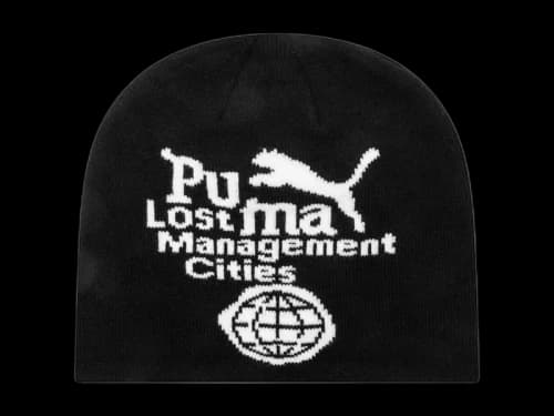 Puma x LMC Cuffless Beanie Black