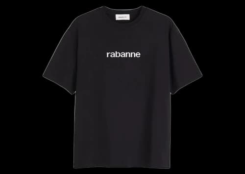 Rabanne H&M Appliqued T-Shirt Black