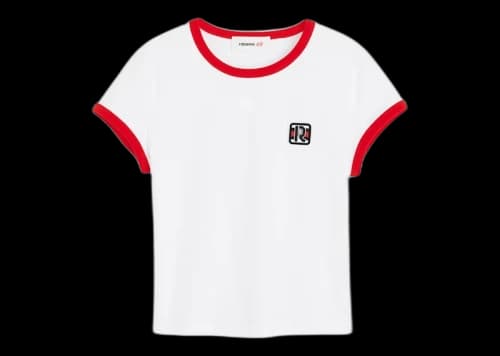 Rabanne H&M Appliqued T-Shirt White