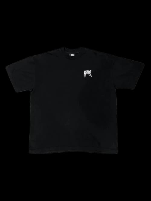 Revenge Basic Embroidered T-shirt Black