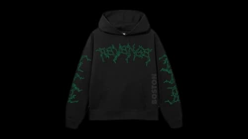 Revenge Boston Celtics Lightning Logo Hoodie Black