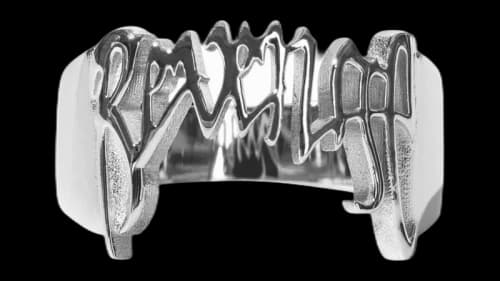 Revenge Chrome Arch Logo Ring