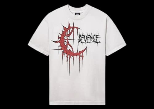 Revenge Crescent Tee Cement