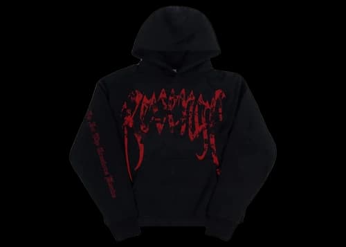 Revenge Juicewrld Collage Hoodie Black