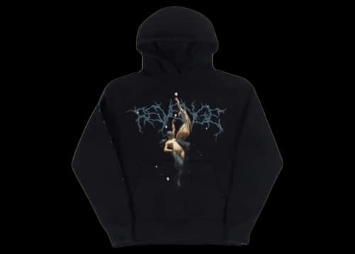 Revenge Lightning Angel Hoodie Black