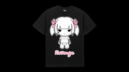 Revenge Raven Tee Black