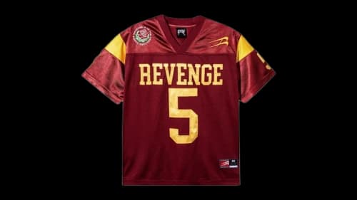 Revenge Rose Football Jersey Cardinal Red