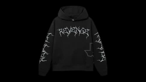 Revenge San Antonio Spurs Lightning Logo Hoodie Black