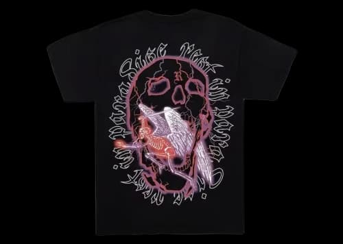 Revenge Skeleton Angel Tee Black